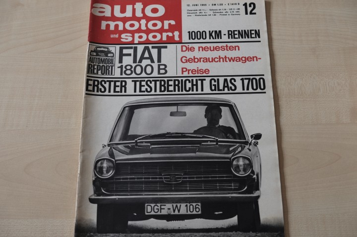 Deckblatt Auto Motor und Sport (12/1965)